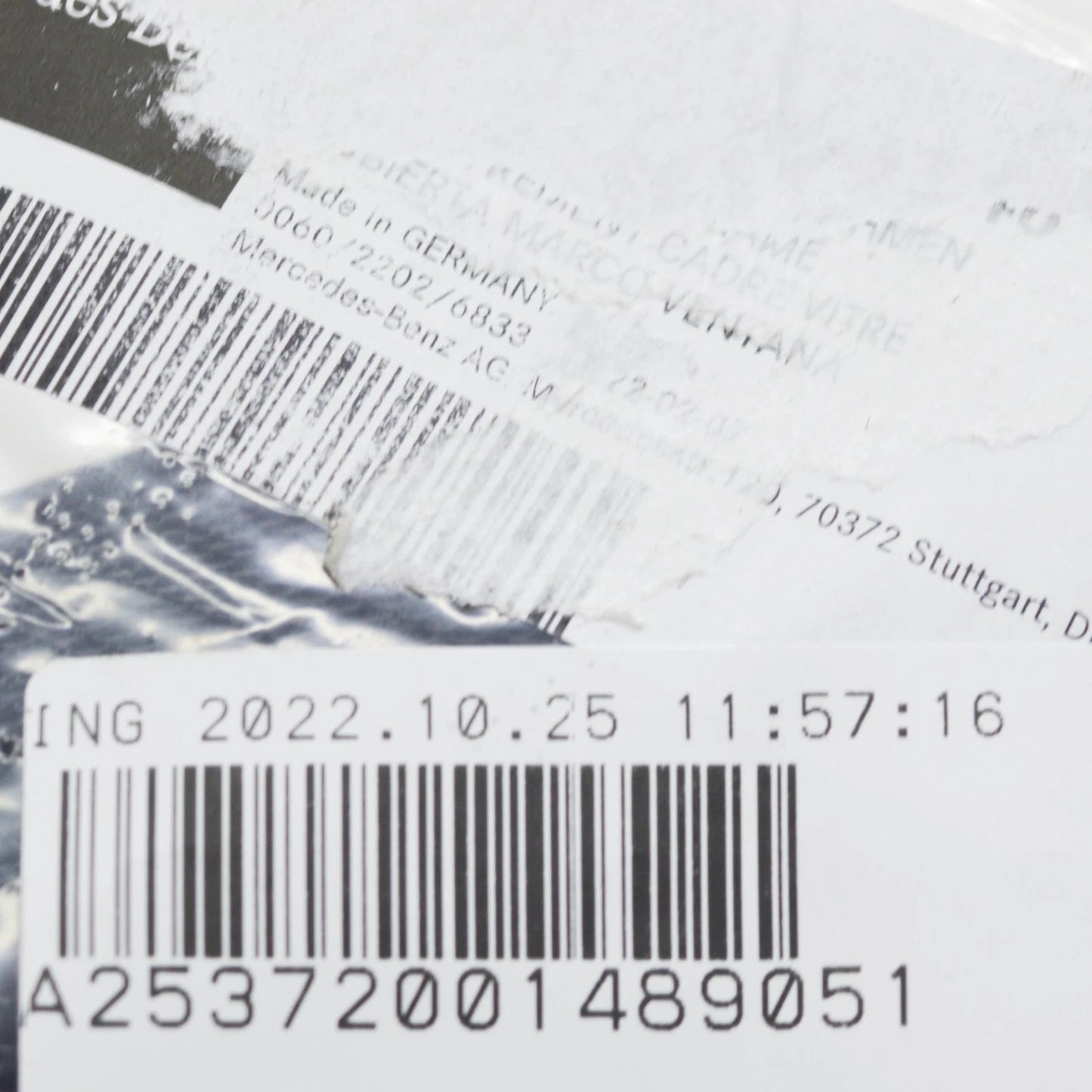 NEW MB GLC X253 FRONT LEFT DOOR TWEETER SPEAKER COVER A25372001489051