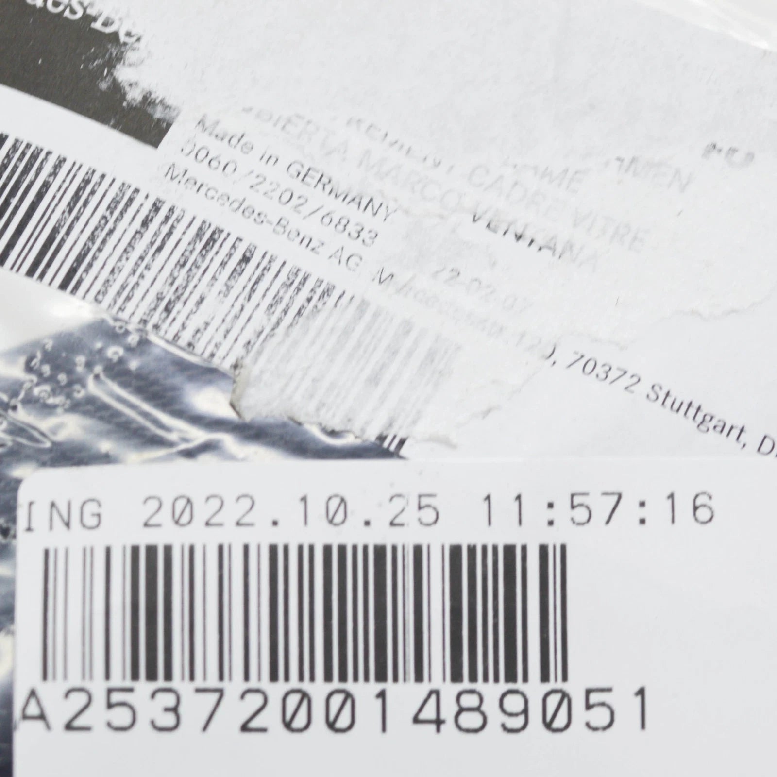 NEW MB GLC X253 FRONT LEFT DOOR TWEETER SPEAKER COVER A25372001489051