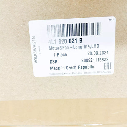 NEW AUDI Q7 4L HEATER BLOWER MOTOR LHD 4L1820021B ORIGINAL