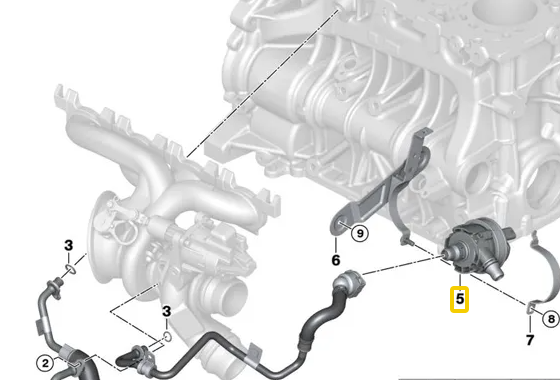 new bmw 1 f20 electric auxiliary water pump 64116834917 original