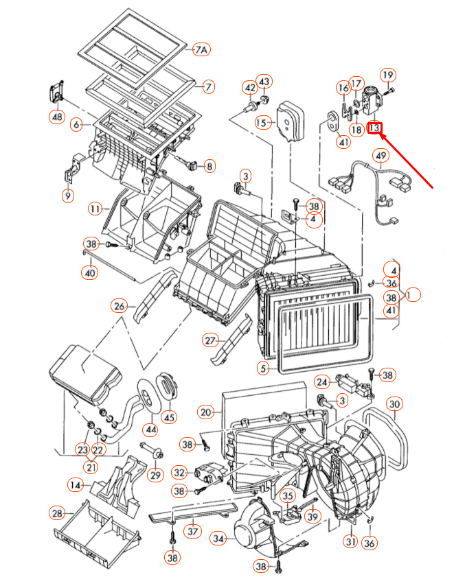 NEW AUDI Q7 4L AIR CONDITIONER EXPANSION VALVE 7L0820679D ORIGINAL
