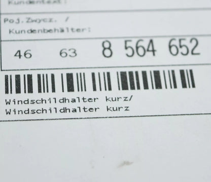 NEW BMW K80 F 750 GS WINDSCREEN HOLDER SHORT 46638564652 8564652 ORIGINAL