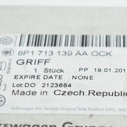 NEW AUDI A3 RS3 8P AUTOMATIC GEAR SHIFT KNOB LHD 8P1713139AAOCK ORIGINAL