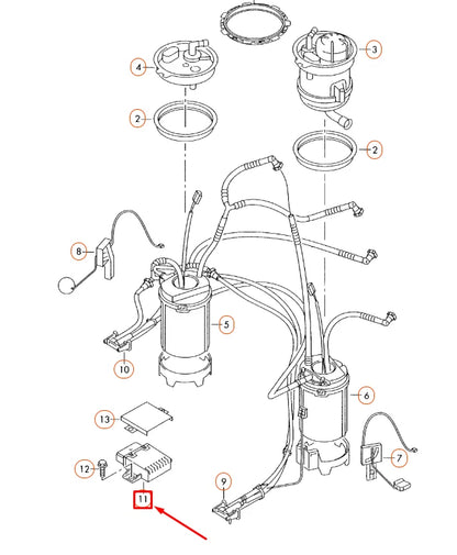 NEW AUDI Q7 4L FUEL PUMP CONTROL UNIT 4F1906093B ORIGINAL
