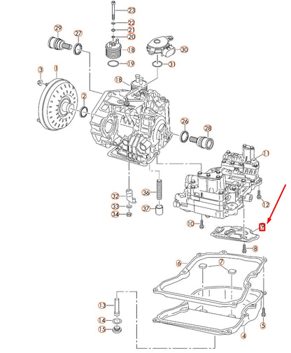 NEW AUDI Q3 8U AUTOMATIC TRANSMISSION OIL STRAINER 09M325429 ORIGINAL
