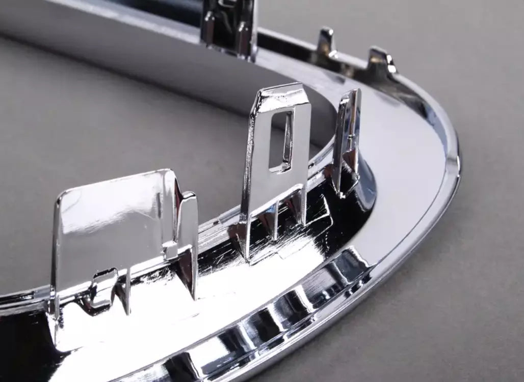 NEW BMW 7 E65, E66, E67 FRONT LEFT GRILLE TRIM RING 7032105 51137032105 ORIGINAL