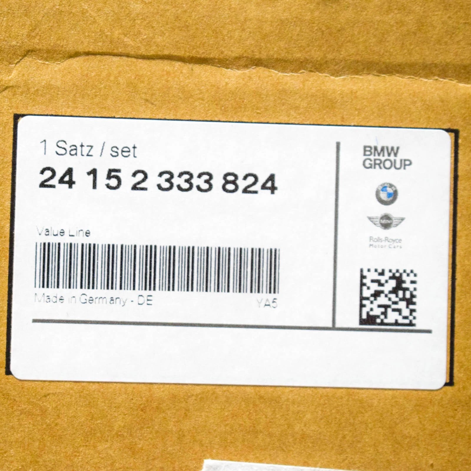 NEW BMW 5 E39 AUTOMATIC TRANSMISSION FLUID FILTER KIT 24152333824 ORIGINAL