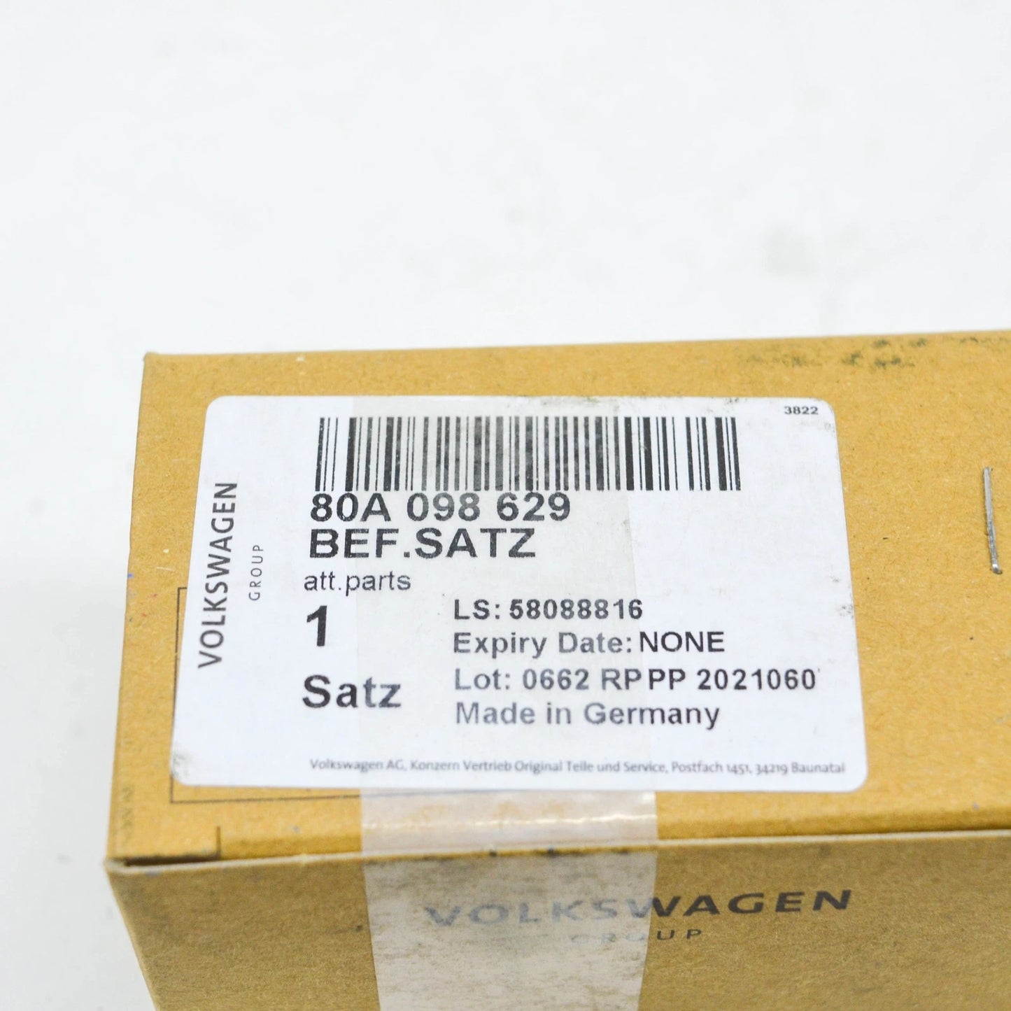 NEW AUDI Q5 FY 80A WHEEL HOUSING LINER ATTACHMENT SET 80A098629 ORIGINAL