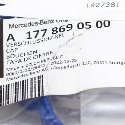 NEW MERCEDES-BENZ A W177 WINDSHIELD WASHER TANK CAP COVER A1778690500 ORIGINAL
