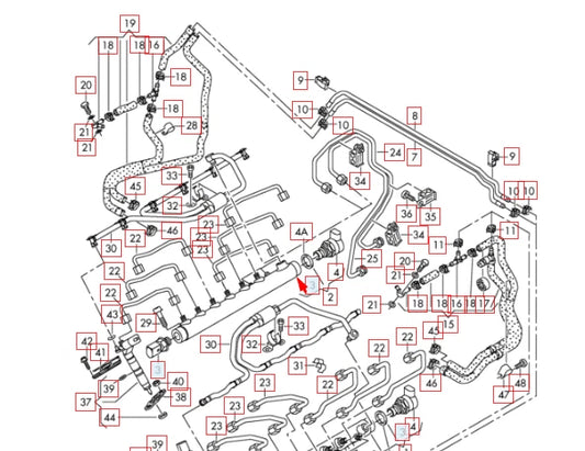 NEW AUDI Q7 4L FUEL RAIL PRESSURE SENSOR 05A906051 2015