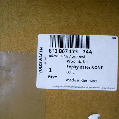 NEW AUDI A5 8T FRONT LEFT DOOR ARMREST LHD 8T186717324A ORIGINAL