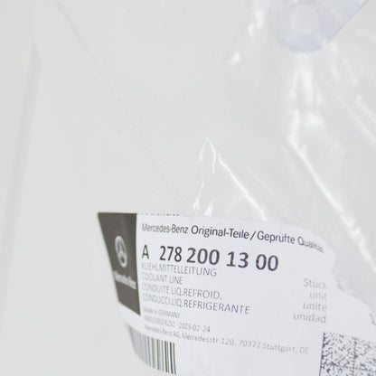 new mb cls c218 turbo return left coolant line a2782001300 original