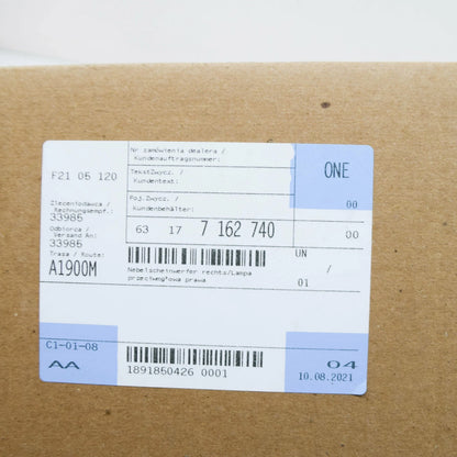 NEW BMW Z4 ROADSTER E85 FRONT RIGHT FOG LIGHT 63177162740 7162740 ORIGINAL