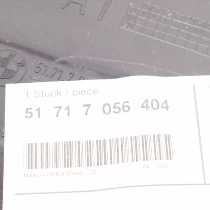 NEW BMW Z4 E85 FRONT RIGHT WHEEL ARCH COVER 51717056404 ORIGINAL