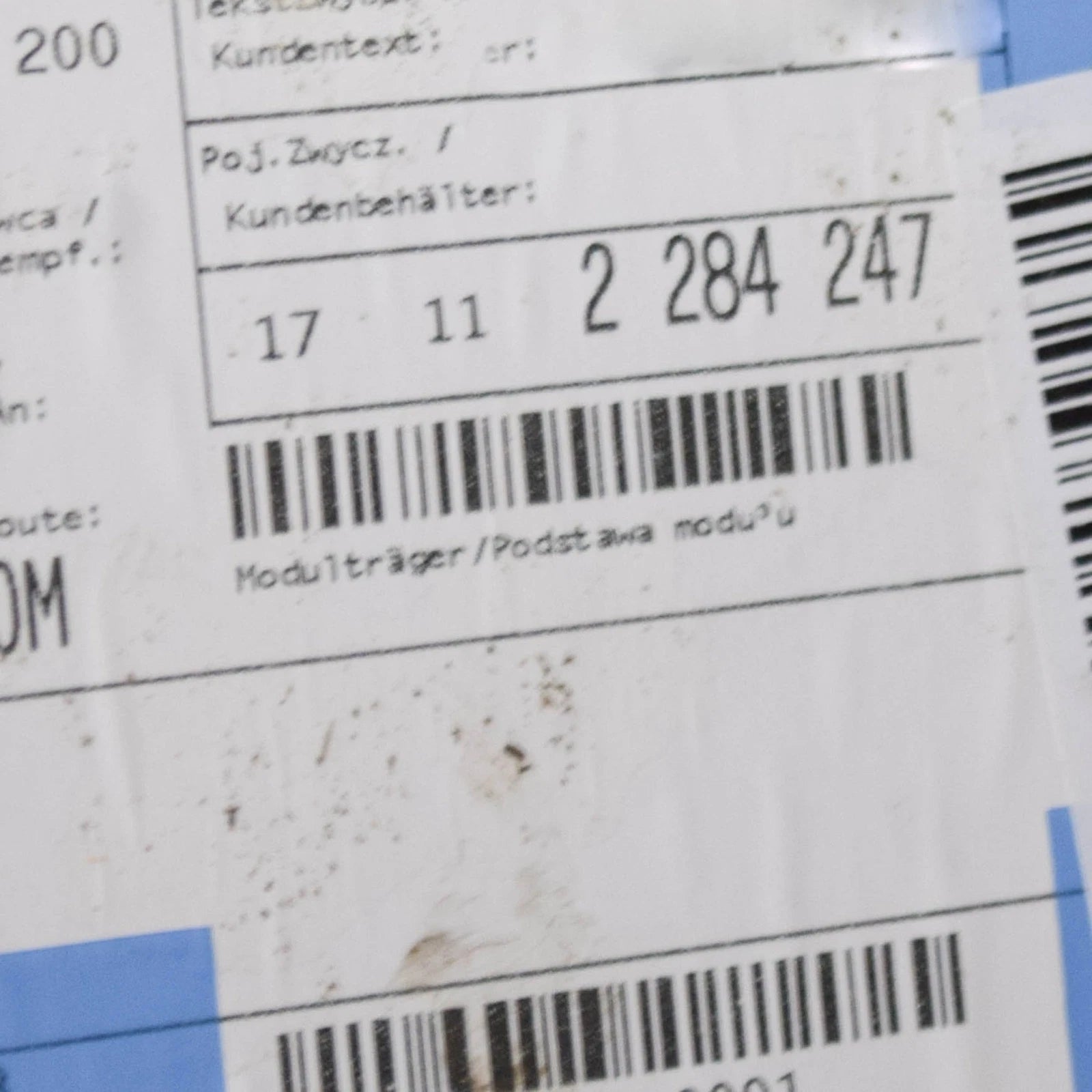 NEW BMW 5 F10 LOWER RADIATOR MODULE CARRIER 2284247 17112284247 ORIGINAL