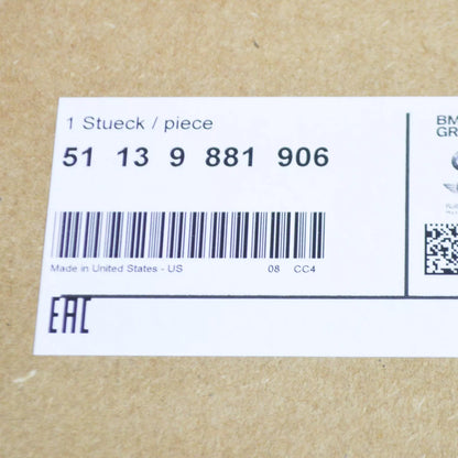 NEW BMW X3 G01 FRONT BUMPER RADIATOR GRILLE 51139881906 ORIGINAL