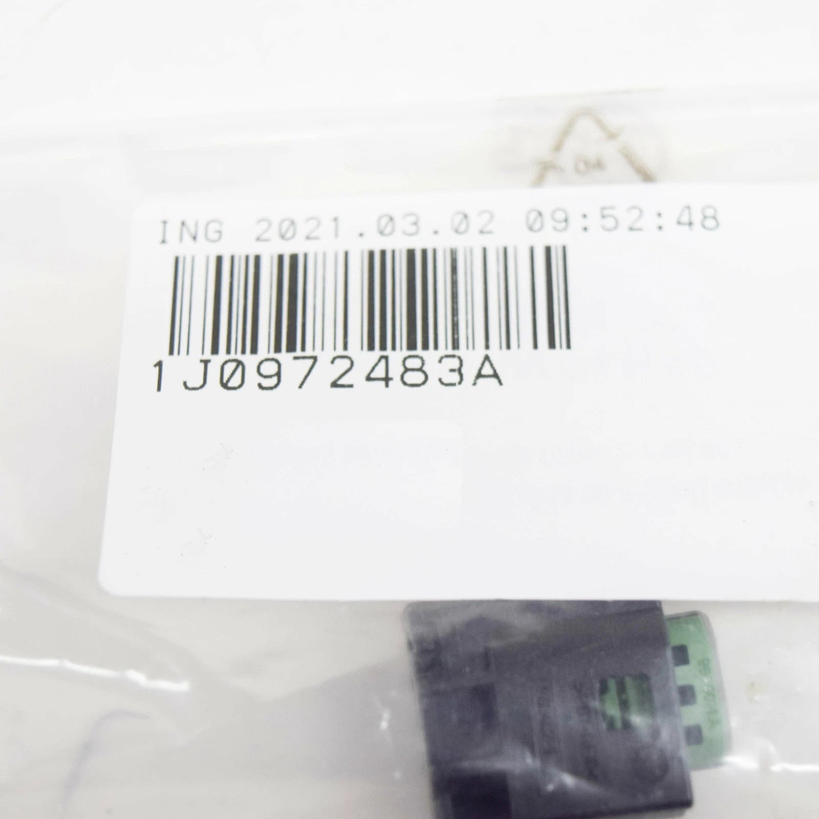 NEW AUDI A2 8Z FLAT CONTACT HOUSING WITH GASKET 3 PIN 1J0972483A ORIGINAL