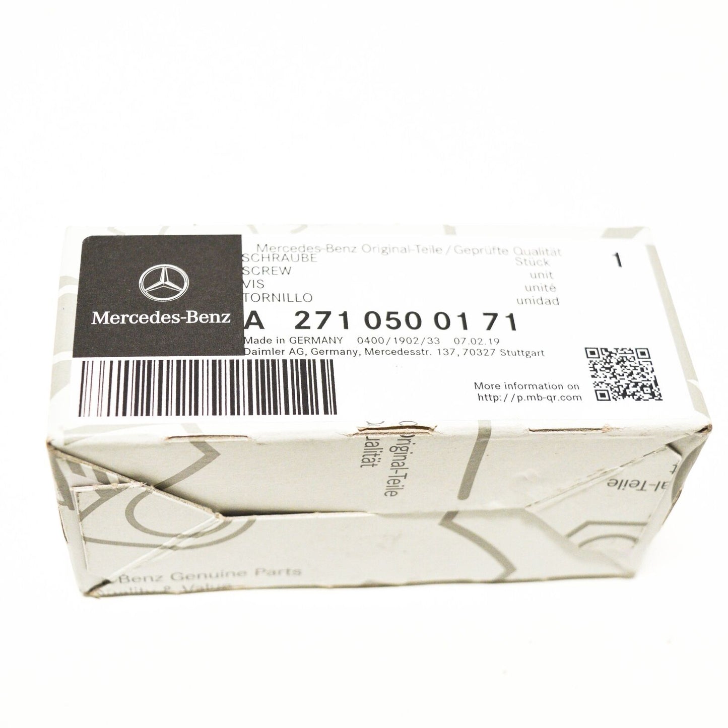 NEW MERCEDES BENZ C W203 ENGINE CAMSHAFT BOLT A2710500171 ORIGINAL