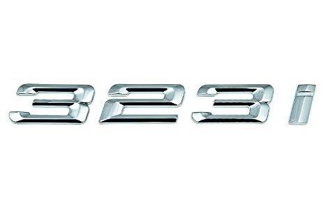 new bmw e90 trunk lid chrome 323i emblem badge logo sign 7074717 51147074717
