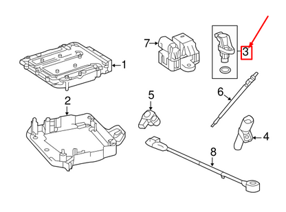 NEW MERCEDES-BENZ SPRINTER 906 CAMSHAFT POSITION SENSOR A6519050100 ORIGINAL