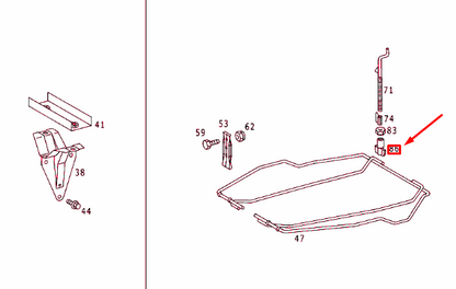 new mercedes-benz sprinter 903 spare wheel carrier nut a9014030230 original
