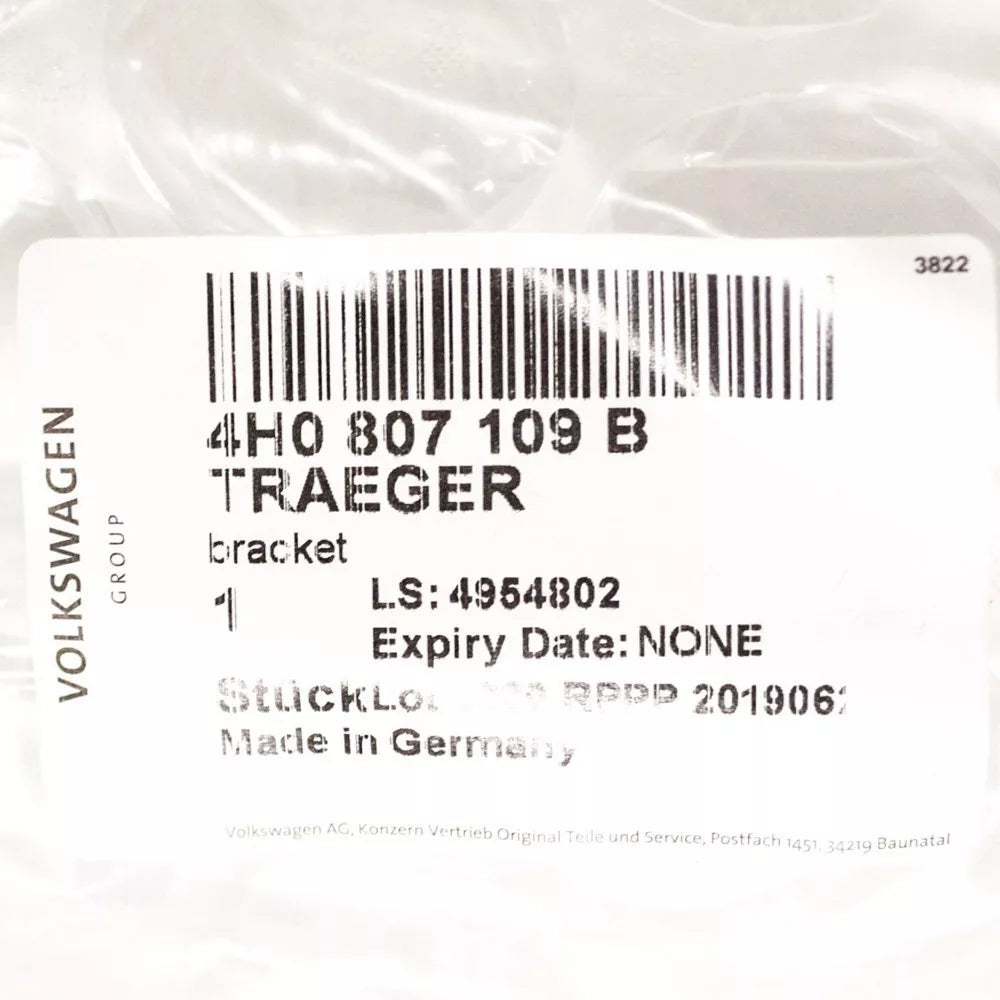 NEW AUDI A8 D4 FRONT BUMPER REINFORCEMENT BAR 4H0807109B 2015 ORIGINAL