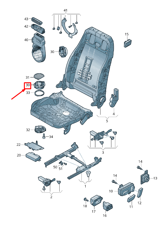 NEW AUDI A5 SPORTBACK 8T TEMPERATURE CONTROL SEAT BLOWER MOTOR 8T0963575