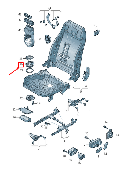 NEW AUDI A5 SPORTBACK 8T TEMPERATURE CONTROL SEAT BLOWER MOTOR 8T0963575