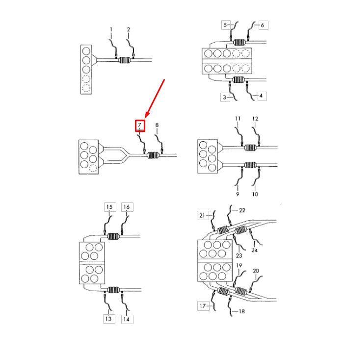 NEW AUDI Q7 4L LAMBDA OXYGEN SENSOR 059906262M ORIGINAL