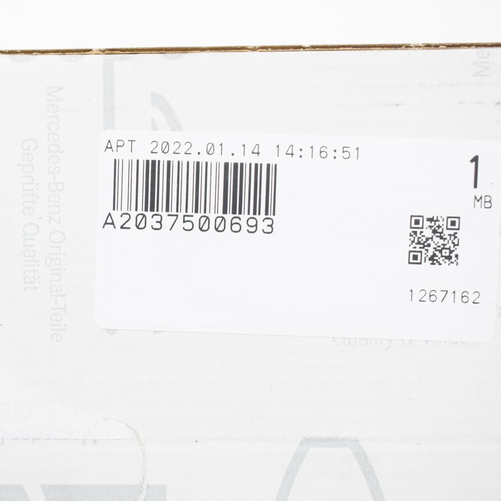 NEW MERCEDES-BENZ C W203 REAR LID HANDLE A2037500693 ORIGINAL