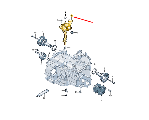 new cupra formentor gearbox switch unit 0c9301230d original