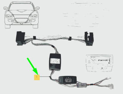 new ford fiesta mk7 cellular phone installation adaptor 1732330 original