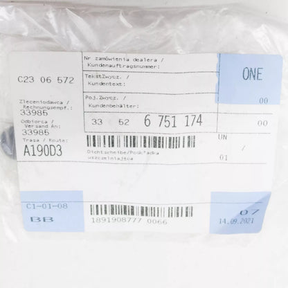 NEW BMW 3 CONVERTIBLE E46 REAR SPRING STRUT WASHER-GASKET 33526751174 ORIGINAL