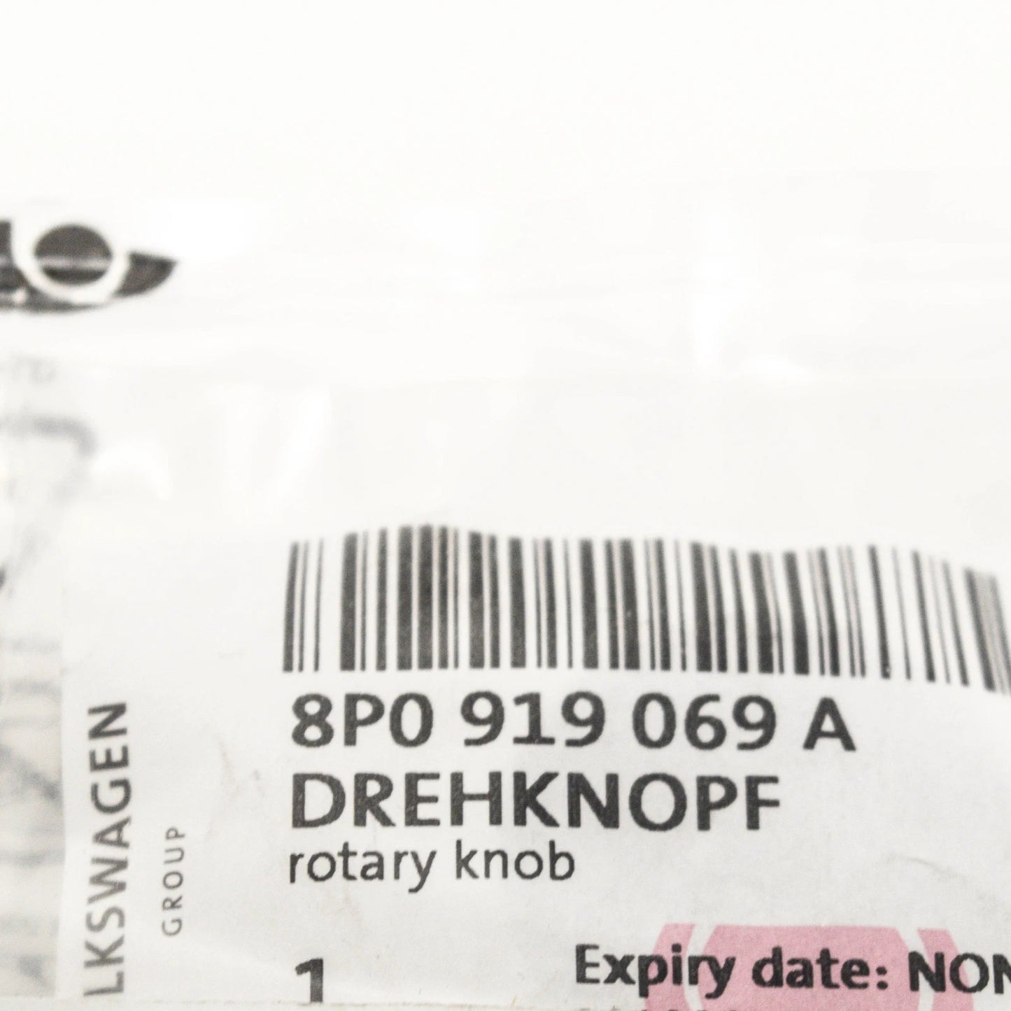 NEW AUDI TT 8J RADIO NAVIGATION MENU SETTING CHROME KNOB 8P0919069A ORIGINAL