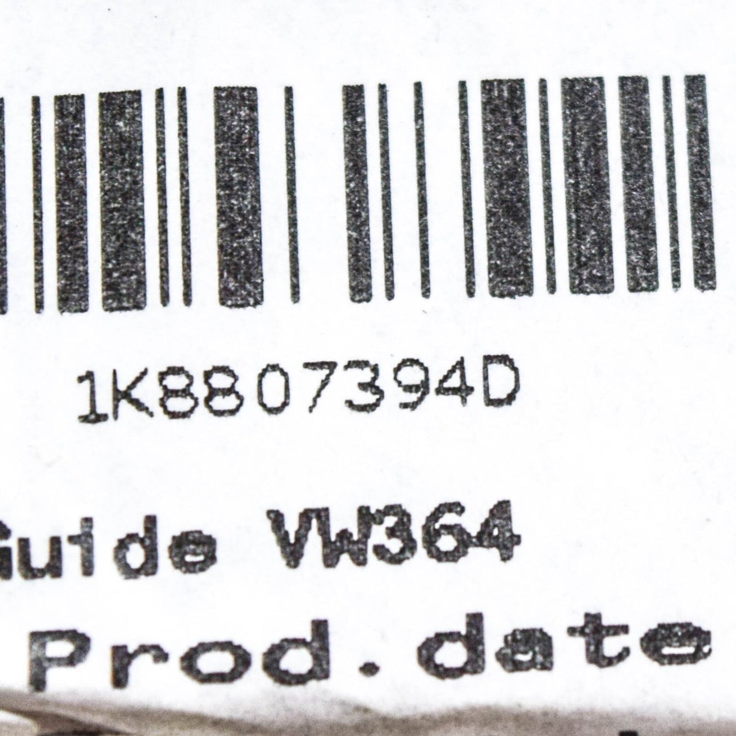 NEW VW SCIROCCO MK3 REAR BUMPER BRACKET MOUNT RIGHT SIDE 1K8807394D ORIGINAL