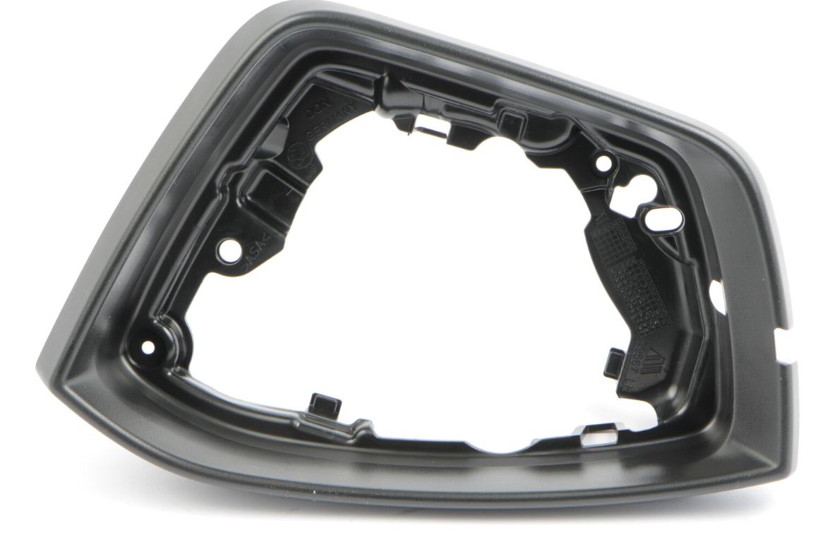 new skoda superb mk3 front left exterior mirror bezel 3v0857531 original