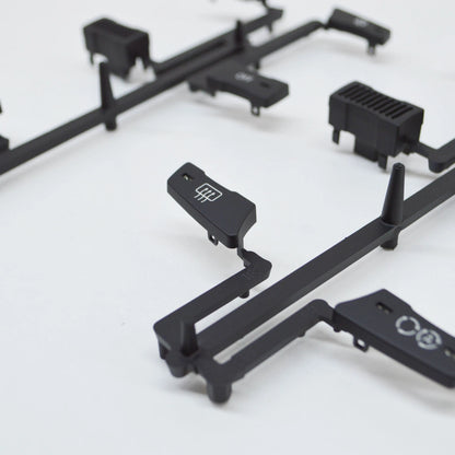 NEW BMW 5 E60 CLIMATE CONTROL FACEPLATE BUTTON COVER KIT 61319250196 ORIGINAL