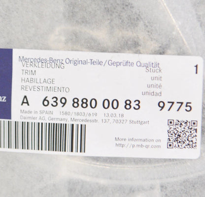 NEW MERCEDES-BENZ VITO W639 RADIATOR GRILLE A63988000839775