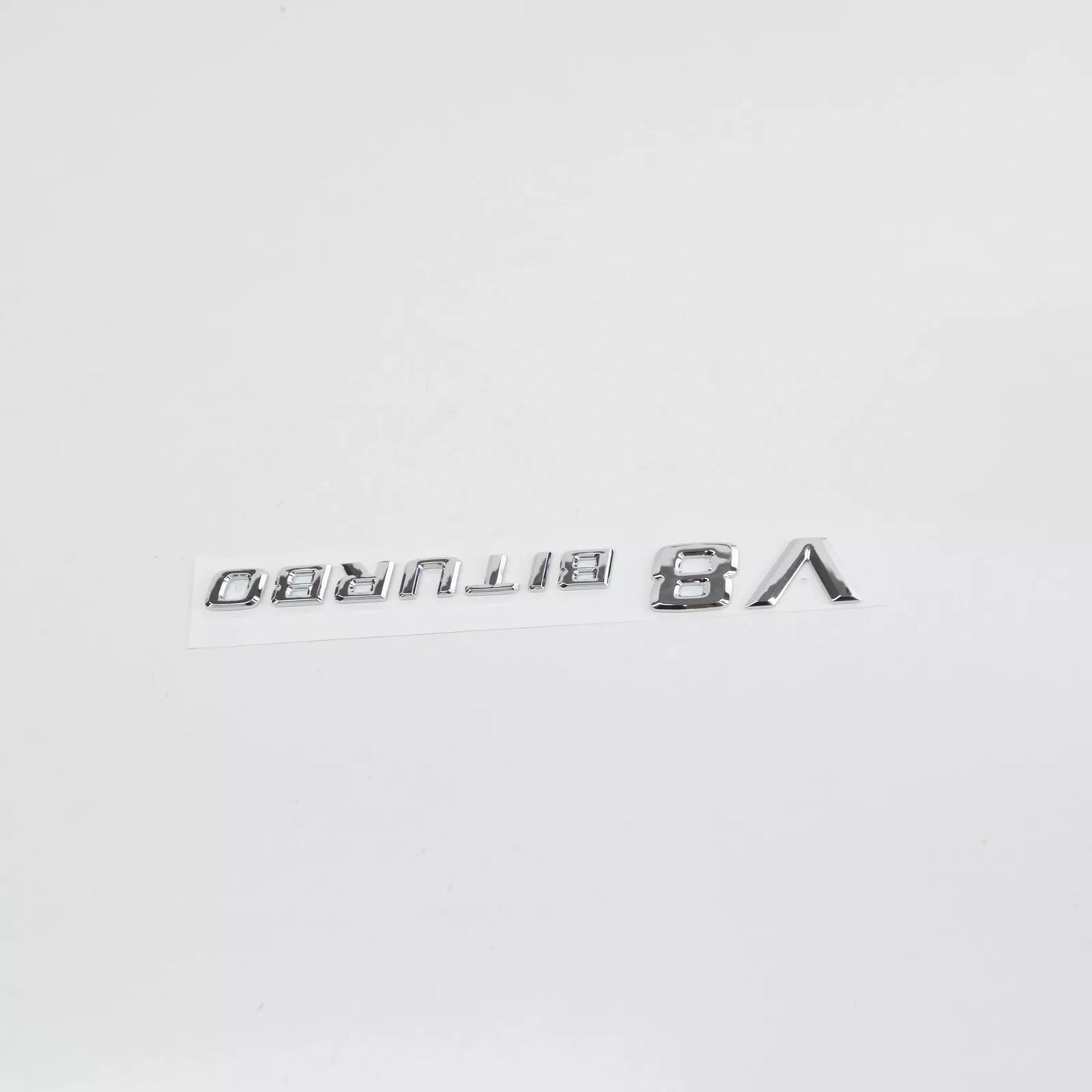 NEW MERCEDES-BENZ E 63 AMG W212 V8 BITURBO FENDER EMBLEM A2218171715 ORIGINAL