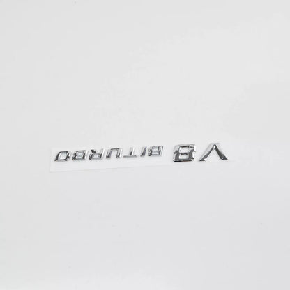 NEW MERCEDES-BENZ E 63 AMG W212 V8 BITURBO FENDER EMBLEM A2218171715 ORIGINAL