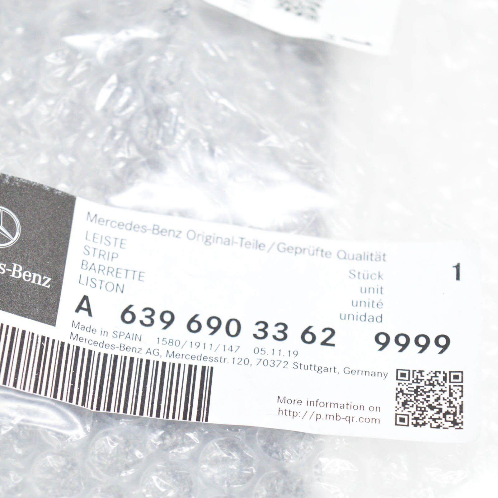 NEW MB VITO W639 RIGHT SIDE PANEL REAR BOTTOM STRIP A63969033629999 ORIGINAL