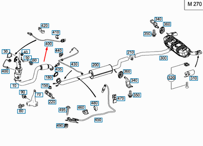 NEW MERCEDES-BENZ ML W164 OXYGEN SENSOR A0035427018 ORIGINAL