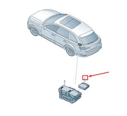 new audi a5 f5 engine noise production control unit 8w0907160a original