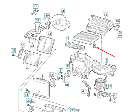 NEW AUDI A1 GB CABIN AIR FILTER 2Q0819669
