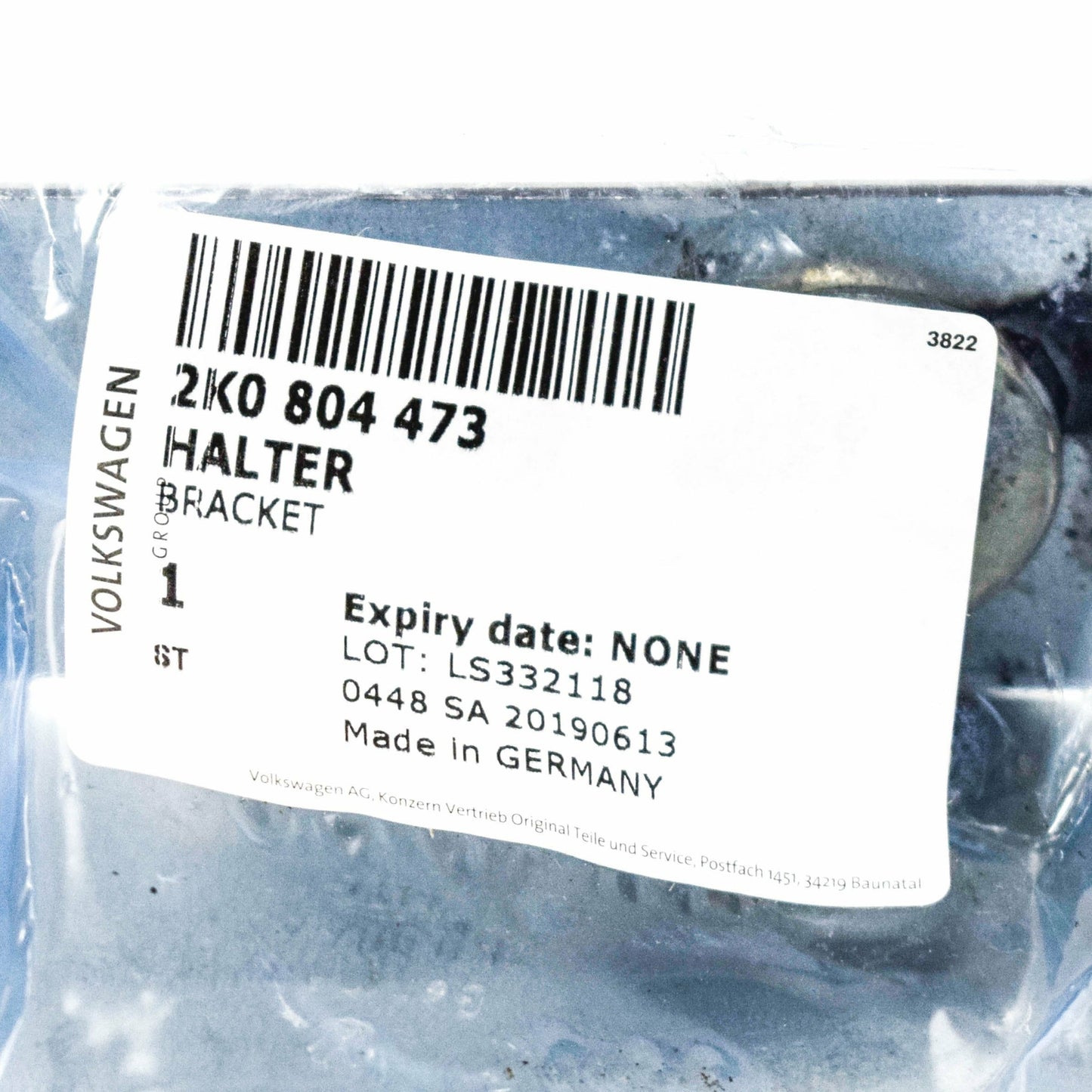 NEW VOLKSWAGEN CADDY MK3 SPARE WHEEL BRACKET 2K0804473 ORIGINAL