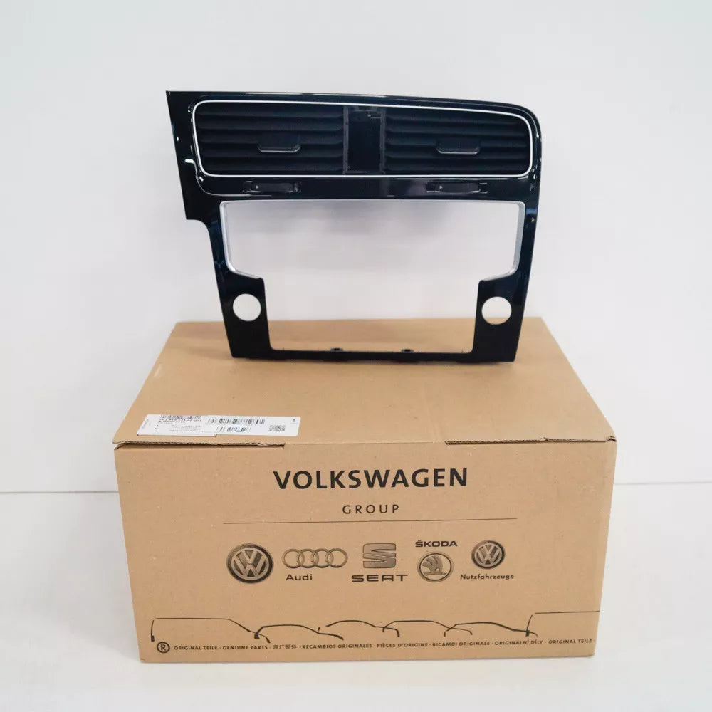 NEW VW GOLF MK7 CENTER AIR VENTS W/ SAT NAV TRIM 5G1819728AFQYI LHD ORIGINAL