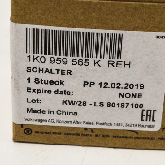 NEW VW EOS ELECTRIC MIRROR CONTROL SWITCH LHD 1K0959565KREH ORIGINAL