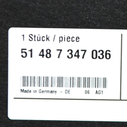 NEW BMW 5 G30 FLOOR PANEL TRUNK HEAT PROTECTION 51487347036 ORIGINAL