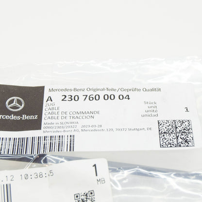 NEW MB SL R230 LOCKING SYSTEM DOOR CABLE FRONT A2307600004 ORIGINAL