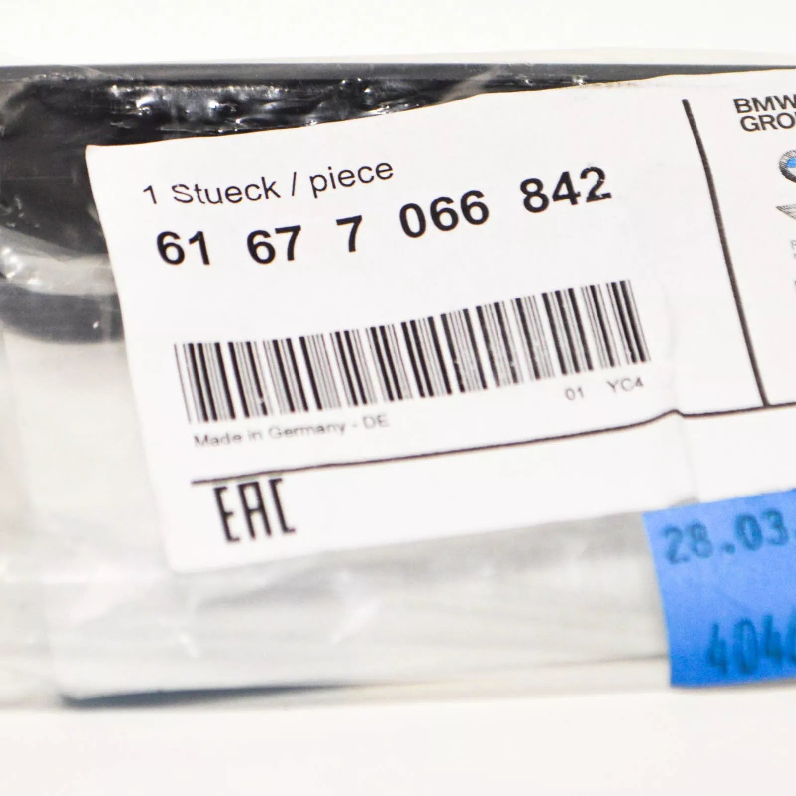 NEW BMW 3 E46 RIGHT HEADLIGHT SPRAY NOZZLE COVER 61677066842 7066842 ORIGINAL